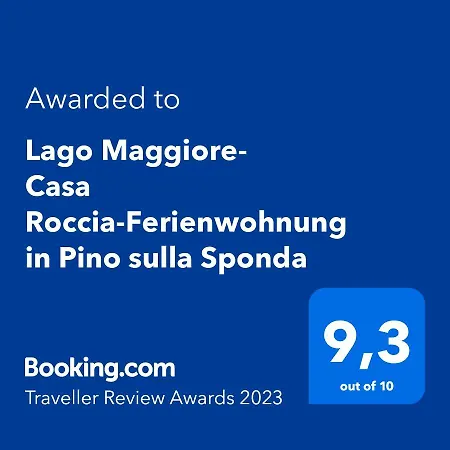 Lago Maggiore- Casa Roccia-ferienwohnung In Pino Sulla Sponda Apartment *